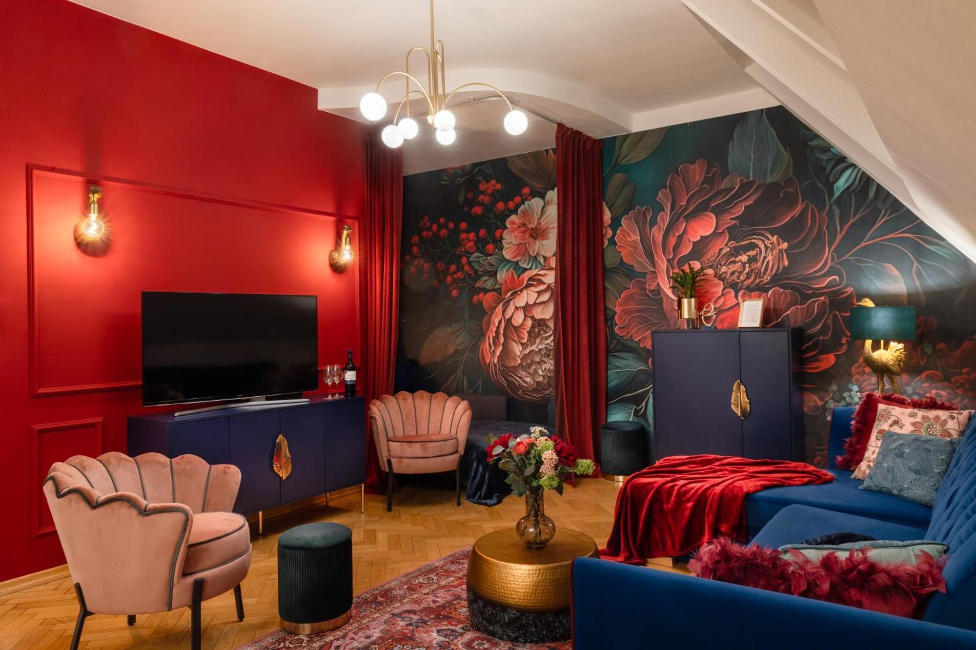 Decadent Art Deco Balcony Apartment In Old Town Praha Bagian luar foto